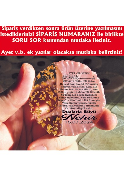 Eren Aksesuar 10 Adet Epoksi Magnet Söz Nişan Nikah Kına Düğün Hediyeliği Kuran Hatırası Sünnet Mevlüt Hediyesi