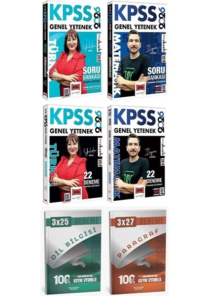 Yargı 2026 Kpss Türkçe + Matematik Soru Bankası + 22+22 Deneme 4 Lü Anla Kazan Deneme