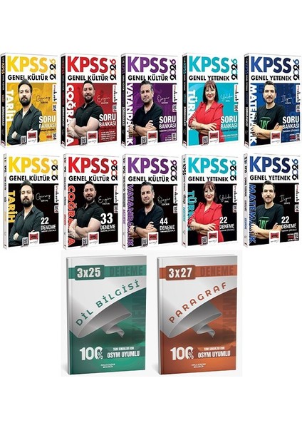 Yargı 2026 Kpss Genel Yetenek Genel Kültür Soru Bankası + 143 Deneme 10 Lu Anla Kazan Deneme