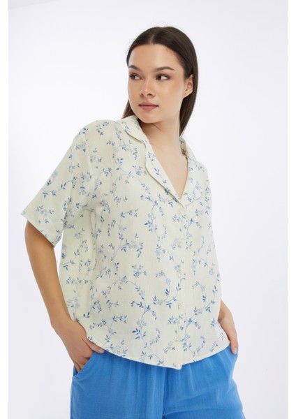 Brenda Müslin Gömlek Desenli modelleri