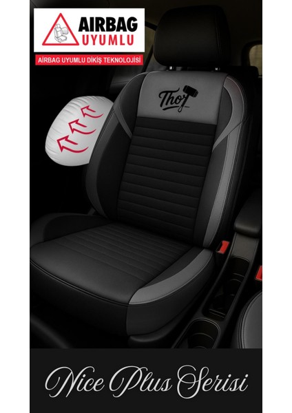 Chevrolet Captiva Uyumlu Nice Plus Serisi Oto Koltuk Kılıfı modelleri