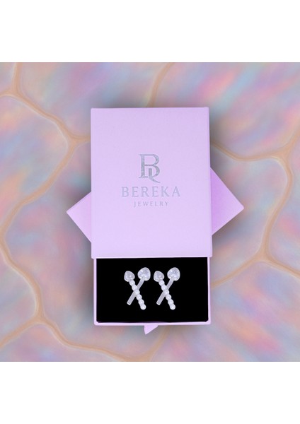 Kalp ve Inci Detaylı Küpe – 925 Ayar Gümüş modelleri