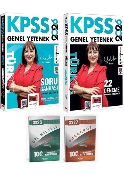 Yargı 2026 Kpss Türkçe Soru Bankası + 22 Deneme 2 Li Set Anla Kazan Deneme