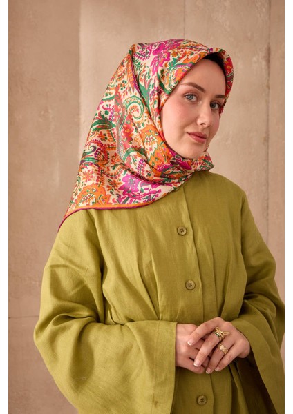 Twill Ipek Eşarp 11473-41