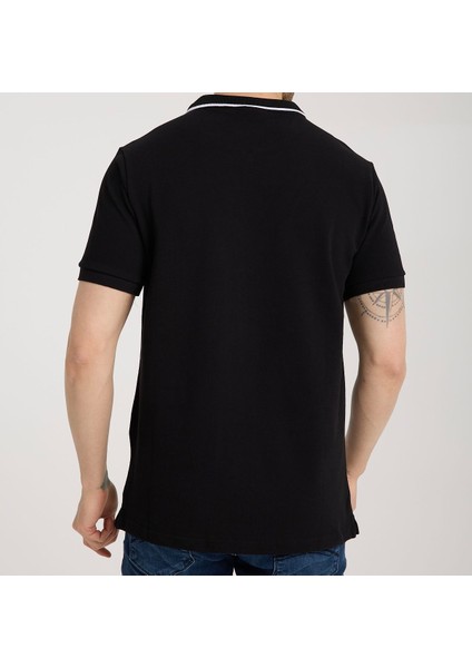 Fermuarlı Yaka Siyah Regular Fit fırsatları