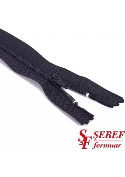 18 cm Siyah Beyaz Fermuar 10 Adet 5 Siyah 5 Beyaz fiyatları