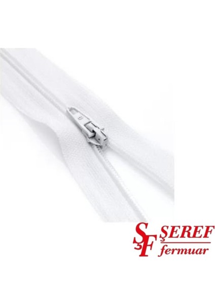 18 cm Siyah Beyaz Fermuar 10 Adet 5 Siyah 5 Beyaz modelleri