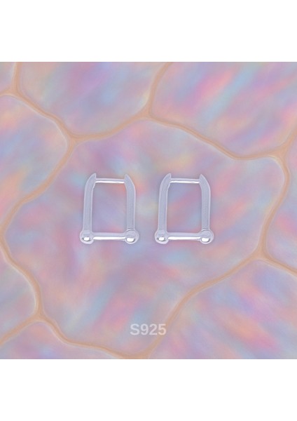 Geometrik Minimal Küpe – 925 Ayar Gümüş