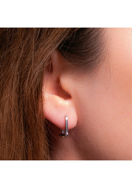 Geometrik Minimal Küpe – 925 Ayar Gümüş fiyatları