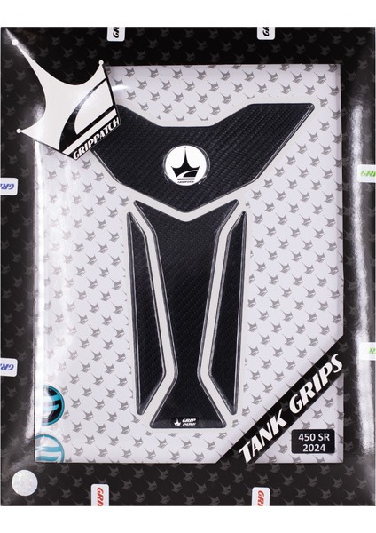 CF 450 SR 2024 ile Uyumlu Kaydırmaz 6D Karbon 15 Parça Tank Pad Seti GC16 fiyatları