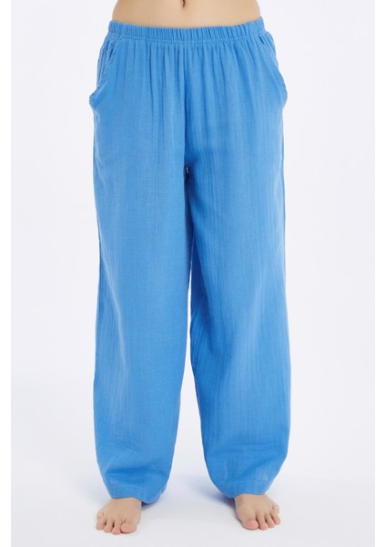 Brenda Müslin Pantolon Düz fırsatları