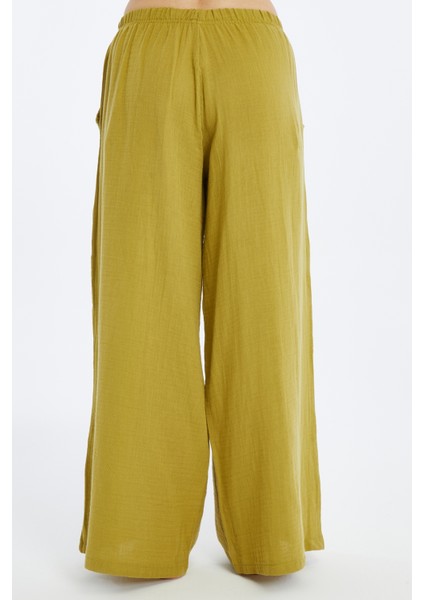 Brenda Müslin Pantolon Düz modelleri