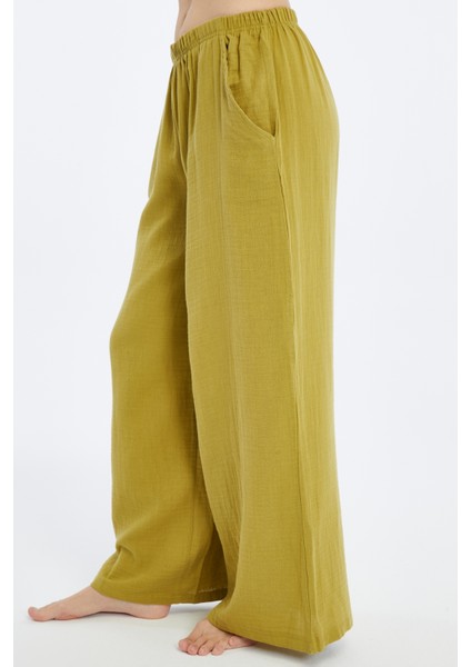 Brenda Müslin Pantolon Düz fırsatları
