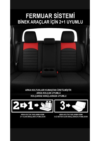 Audi A3 Uyumlu Nice Plus Serisi Oto Koltuk Kılıfı fırsatları