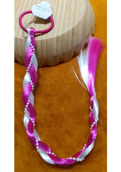 Renkli Lastikli Çocuk Saçı