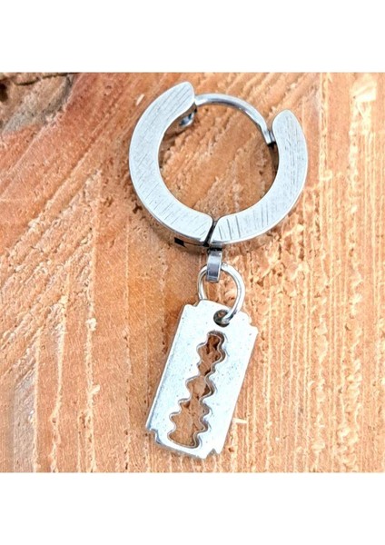 Çelik Gümüş Renk Hayalet Figürlü Unisex Küpe fiyatları