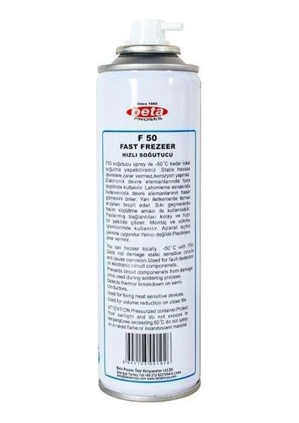 Beta 200 ml Soğutucu Sprey fiyatları