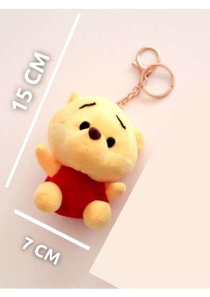 Winnie The Pooh Peluş Ayı Anahtarlık Çanta Aksesuarı - 15 cm fırsatları