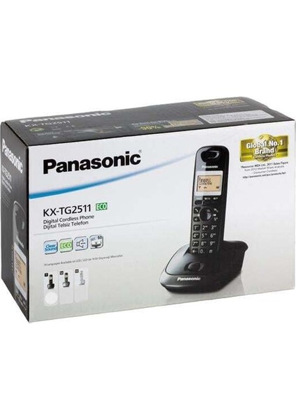 Panasonic KX-TG2511 Siyah Dect Telsiz Telefon modelleri