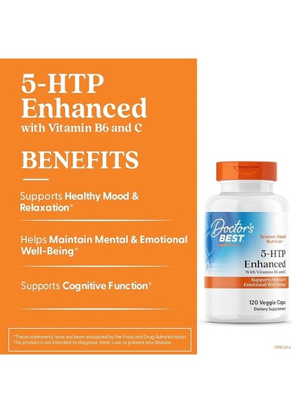 5-Htp Enhanced With Vitamins B6 Relax Mood Serotoninvitamin C indirimleri