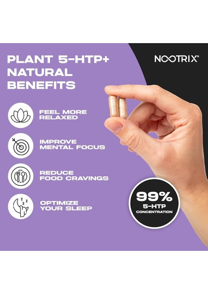 5-Htp Enhanced With Vitamins B6 Relax Mood Serotoninvitamin C