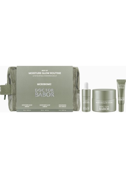 Moisture Glow Routine Set, 3’lü Nem ve Işıltı Bakım Seti