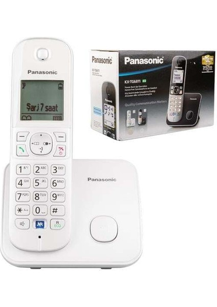 Panasonic KX-TG6811 Gri Dect Telsiz Telefon