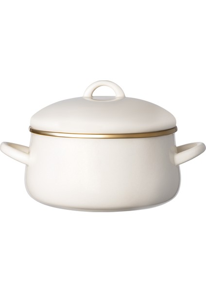 Montferry Tencere - Beyaz - 16 cm