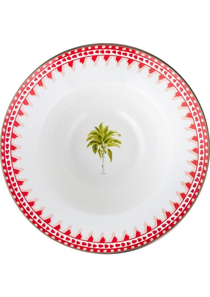 Lison Meyve Kasesi - Kırmızı - 30 cm