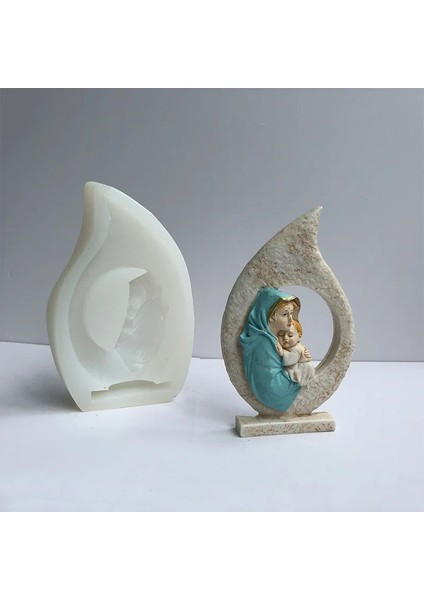 Aile Mum Kalıbı Model:2 - Hobi Silikon Kalıbı - KOD:1169