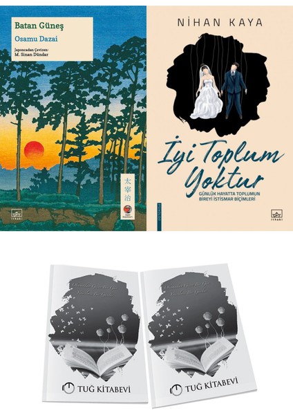Batan Güneş ve Iyi Toplum Yoktur 2li Set + Hediyeli