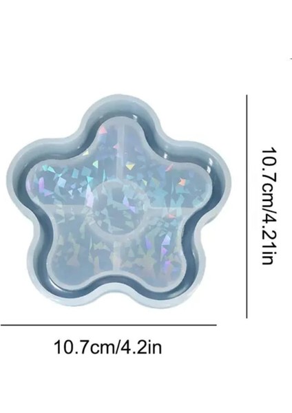 Hologramlı Yonca Bardak Altı ve Dekoratif - Hobi Silikon Kalıbı -KOD:1202 indirimleri