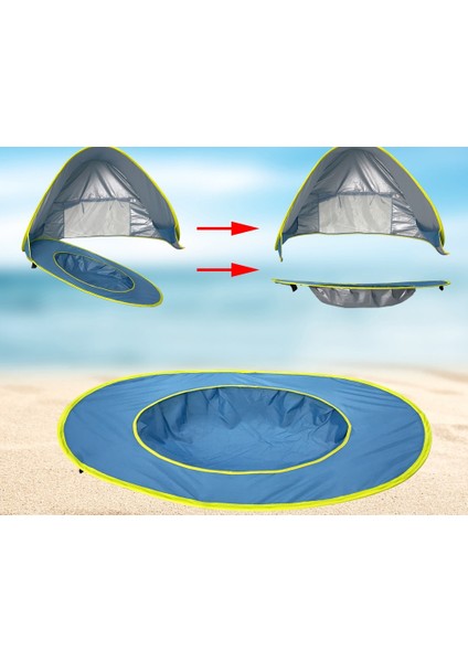 Bebek Havuzlu Plaj Çadırı, 50+ Upf Uv Korumalı Su Geçirmez Çocuk Çadırı modelleri
