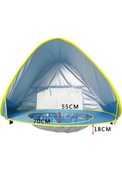 Bebek Havuzlu Plaj Çadırı, 50+ Upf Uv Korumalı Su Geçirmez Çocuk Çadırı fırsatları