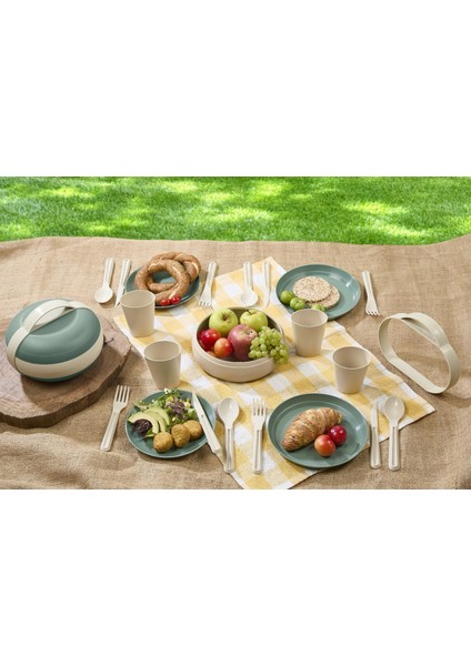 Piknik Seti, 22 Parça 4 Kişilik Piknik Seti, Çok Amaçlı Portatif Rahat Taşınabilir Piknik Seti indirimleri