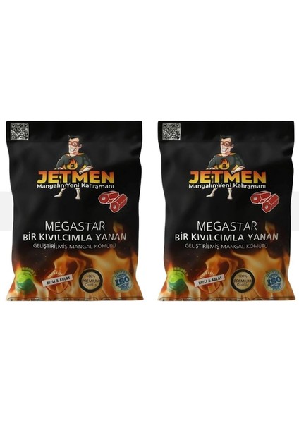 Megastar Mangal Kömürü 2 Li Paket