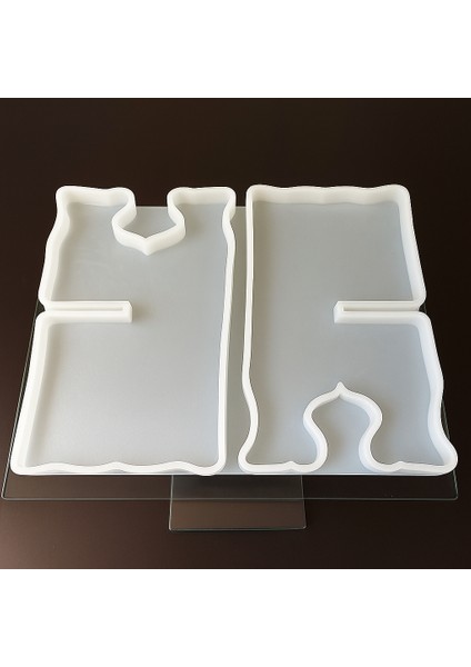Reçine Epoksi Silikon Rahle Kalıbı - 29 x 18 cm modelleri
