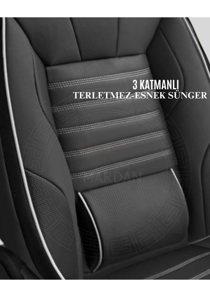 Renault Clio-5 Hatchback 2020 Uyumlu Mardan Serisi Oto Koltuk Kılıfı modelleri