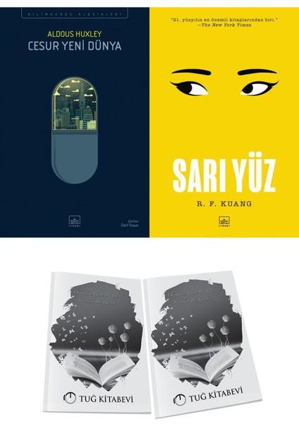 Cesur Yeni Dünya ve Sarı Yüz 2li Set + Hediyeli