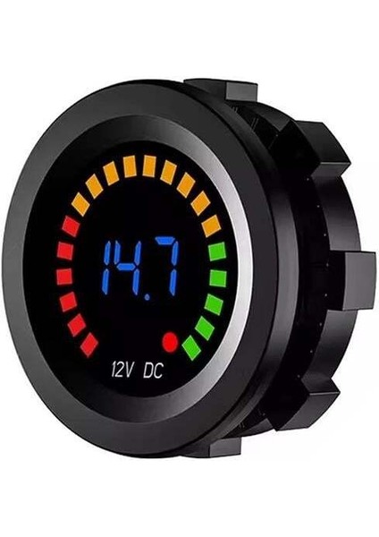 Powermaster IC-230E 6-18 Volt Voltmetre Pano Tipi Akü Göstergeli 28 mm fiyatları