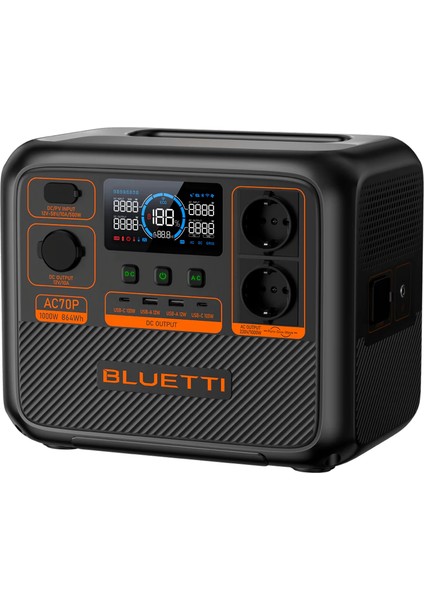 AC70P UPS 864Wh Kapasiteli Taşınabilir Güç Kaynağı (Bluetti Türkiye Garantili) fiyatları