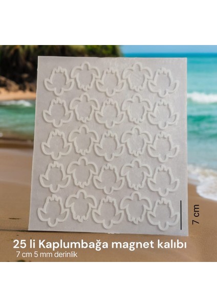 Çoklu Silikon Epoksi Reçine Magnet Kalıbı ( 25'li ) fiyatları
