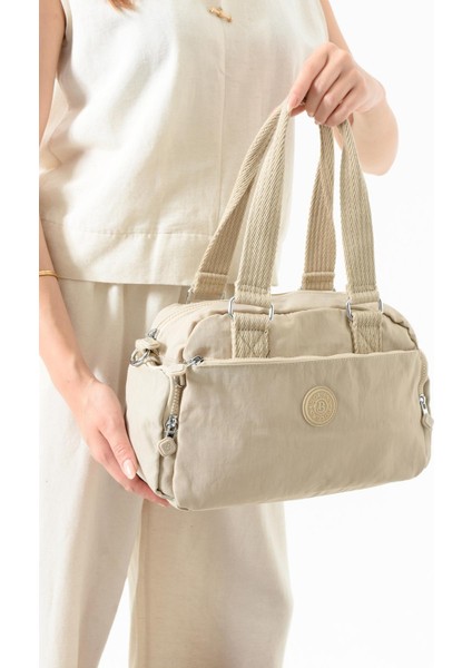 Bolsas Çapraz Askılı Kadın Çanta Bej 1070