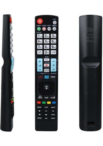 Lg Küçük Kalıp Premium Tuşlu Lcd Led Tv Kumanda (Akb72914050-Rc0931-082019001)