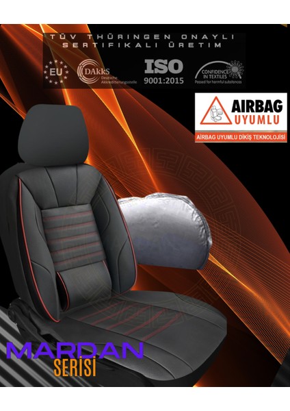 Seat Leon Hatchback 2011-2012 Uyumlu Mardan Serisi Oto Koltuk Kılıfı fiyatları