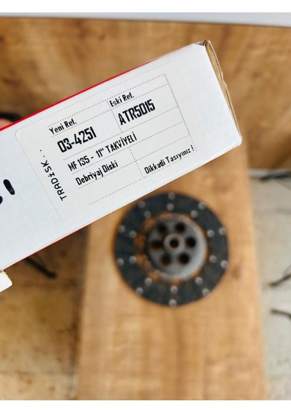 Massey Ferguson 135-165 Eski Model Debriyaj Balatası 11 Inç 10 Diş Tradisk fırsatları