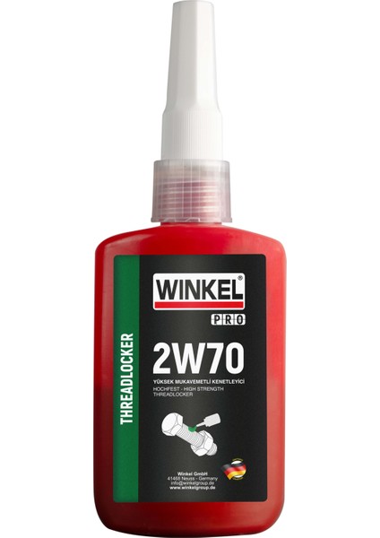 Wınkel Pro 2W70 Threadlocker Hıgh 50ML