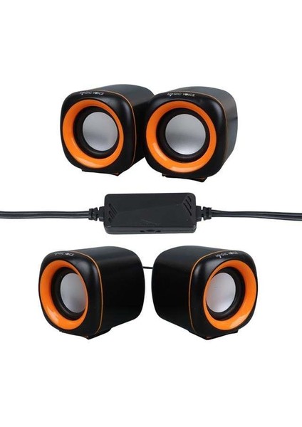 Magicvoice MV-24837 2x3 Watt Aux Multimedia Mini USB Speaker - Hoparlör fiyatları