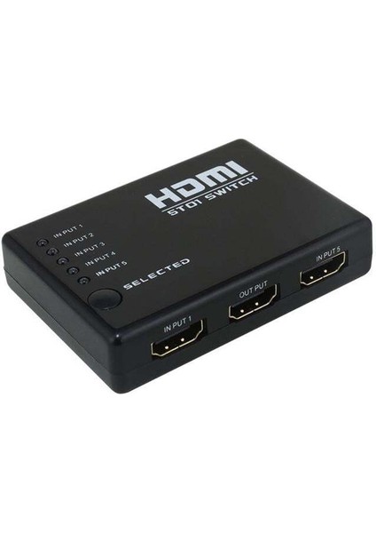 Powermaster PM-8342 5 Giriş 1 Çıkış HDMI 2.0 4K@60Hz Switcher Toplayıcı Kumandalı modelleri