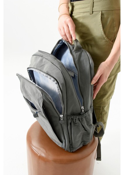 Bolsas Kadın Sırt Çanta Gri 1092 modelleri